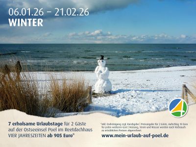 Schneemann statt Strandburg